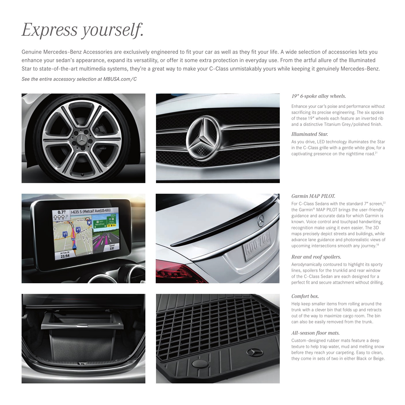 2015 Mercedes-Benz C-Class Brochure Page 30